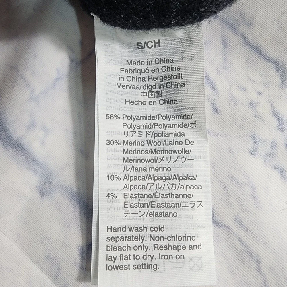 J Crew WOMENS SIZE S Merino Wool Alpaca Blend Black Sweater Dress Minimalist - Picture 8 of 14